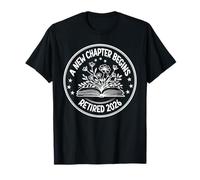 A New Chapter Begins Floral Retirement Retired Teacher 2026 T-Shirt