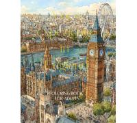 A new experience in England: coloring book for adults