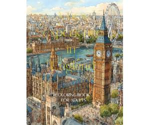 A new experience in England: coloring book for adults