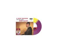 Johnny Hallyday - 2 Succès sur Un 45 Tours-A New Orleans, Mon Vieux Copain Vinyl 7" Bicolore Jaune & Violet