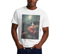 A Night of Miracles and Magic T-shirt à manches courtes et col rond pour homme évacuant l'humidité, blanc, L