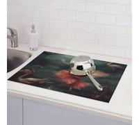 A Night Of Miracles And Magic Tapis de séchage pour comptoir de cuisine Tapis de séchage en microfibre absorbant réversible lavable 45,7 x 61 cm pour la décoration de la maison, de la cuisine, de la