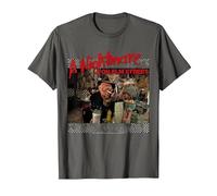 A Nightmare on Elm Street Freddy Dinner T-Shirt, Homme, Asphalte, 3XL