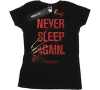 A Nightmare On Elm Street - "Never Sleep Again" T-shirt pour femme BI36175 (XXL) (Noir)
