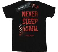A Nightmare On Elm Street - "Never Sleep Again" T-shirt pour homme BI43913 (XXL) (Noir)