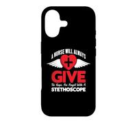 A Nurse Will Always Give Us Hope an Angel with A Stethoscope Coque pour iPhone 17