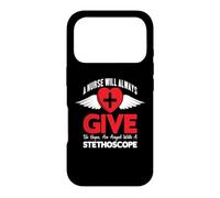 A Nurse Will Always Give Us Hope an Angel with A Stethoscope Coque pour iPhone 17 Pro
