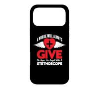 A Nurse Will Always Give Us Hope an Angel with A Stethoscope Coque pour iPhone 17 Pro Max