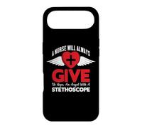A Nurse Will Always Give Us Hope an Angel with A Stethoscope Coque pour iPhone Air