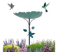 à Oiseaux en métal | Bol Décoratif Distributeur De Nourriture - Bassin et Mangeoire pour Oiseaux - pour Animaux Perruches Moines Volière Jardin Maison Cour Arrière Paysage Parc Extérieur