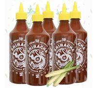 A-One Sauce Sriracha originale à la citronnelle - 5 x 500 ml - Sauce chaude avec piments et citronnelle - Lot de 5 sauces chili - Sauce épicée pleine de saveur