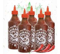 A-One Sriracha Sauce 5 x 500 ml Extra épicée - Sauce chili super épicée - Lot de 5 - Sauce épicée pour assaisonner, tremper et affiner