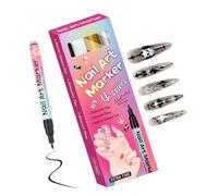 À Ongles - Outils Colorés Portables À Pointes Fines, Encre À Séchage Rapide | Ensemble De De Peinture De Dessin De Marqueur De Pointage, Kit De Conception Créative D'art D'ongle |