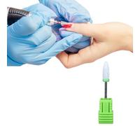 à ongles pour perceuse à ongles - En céramique - Avec récipients étanches à la poussière - de vernis à ongles professionnels - Tête de forage électrique - Appareil de rechange