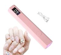 à ongles UV LED - Sèche-vernis gel rechargeable, écran LED intelligent, 3 modes de minuterie, de manucure alimentée par USB | à polymériser Anti-chute antichoc pour salon de beauté,