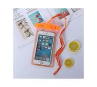 (A-Orange)Waterproof Phone Case Drift Diving Swimming Waterproof Bag For 6inch Mobile Cover Pouch Bag Case Underwater Dry Bag Case Cover X