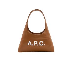A.p.c. - Baby Ninon Shoulder Bag - Femme - Sacs - Brun - Taille: ONE Size