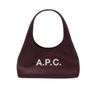 A.p.c. - Baby Ninon Shoulder Bag - Femme - Sacs - Rouge - Taille: ONE Size