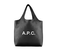 A.p.c. - Borsa Slogan in Pelle - unisex - Sacs - Noir - Taille: ONE Size