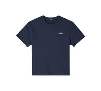 A.p.c., Homme, Tops, Bleu, Taille: L T-shirt à logo imprimé vpc