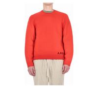 A.p.c. - Edward Crewneck - Homme - Pulls - Rouge - Taille: M