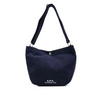 A.p.c., Femme, Sacs, Bleu, Taille: ONE Size Sac en Velours Côtelé Bleu avec Logo Avant