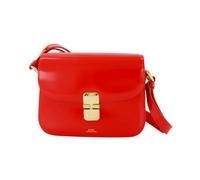 A.p.c. - Grace Small Shoulder Bag - Femme - Sacs - Rouge - Taille: ONE Size