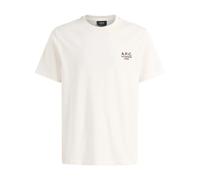 A.p.c., Homme, Tops, Blanc, Taille: M Standard Rue Madame T-Shirt