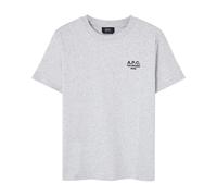 A.p.c., Homme, Tops, Gris, Taille: L T-shirt avec Broderie