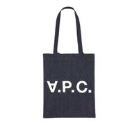A.p.c. - Laure Tote Bag - Femme - Sacs - Bleu - Taille: ONE Size