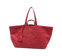 A.p.c. - Le Drummer Toile Tote Bag - Femme - Sacs - Rouge - Taille: ONE Size