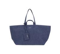 A.p.c. - Le Drummer Toile Tote - Femme - Sacs - Bleu - Taille: ONE Size