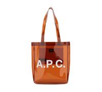 A.p.c. - Lou Tote Bag - Femme - Sacs - Orange - Taille: ONE Size