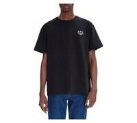 A.p.c. - Maglietta girocollo a maniche corte - Homme - Tops - Noir - Taille: S