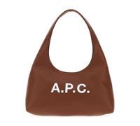 A.p.c. - Ninon Small Shoulder Bag - Femme - Sacs - Brun - Taille: ONE Size