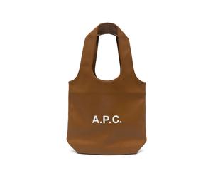 A.p.c. - Ninon Small Tote Bag - Femme - Sacs - Brun - Taille: ONE Size