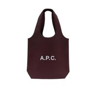 A.p.c. - Ninon Small Tote Bag - Femme - Sacs - Rouge - Taille: ONE Size