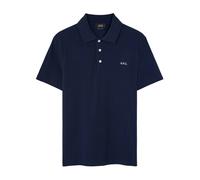 A.p.c. - Polo Brodé Logo - Homme - Tops - Bleu - Taille: S