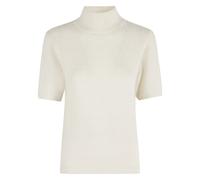 A.p.c. - Pull Bleu Col Montant Manches Courtes - Femme - Pulls - Blanc - Taille: 42 FR