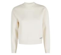 A.p.c. - Pull Esther Ecru avec Col Rond - Femme - Pulls - Beige - Taille: 36 FR