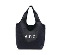 A.p.c. - Sac Banane en Coton Bleu Indigo - Homme - Sacs - Bleu - Taille: ONE Size