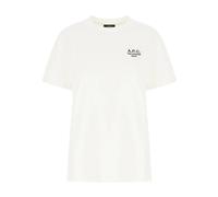 A.p.c. T-shirt en coton avec code designer Blanc Homme Taille M