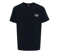 A.P.C Madras T-shirt en coton Homme Bleu Taille M