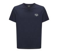 A.p.c. - T-Shirt Standard Rue Madame - Homme - Tops - Bleu - Taille: M