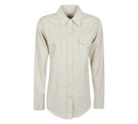 A.p.c. - Western Shirt - Femme - Blouses et Chemises - Beige - Taille: 34 FR