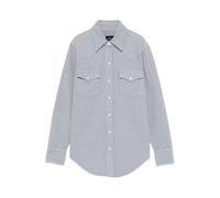 A.p.c. - Western Shirt - Femme - Blouses et Chemises - Gris - Taille: 38 FR
