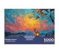 A Painting of West Lake 1000 Pièces Carton Extra-épais Puzzle À Faire Soi-même Giant Tree Stimulant Et Éducatif Jeu Créatif Puzzles Cadeaux pour La Famille Et Les Amis 38x26cm/1000pcs