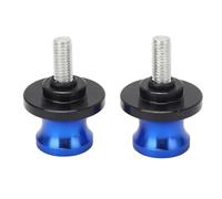 A Pair of Motorcycle Swingarm Spoon Sliders Black Swingarm Bracket Screws Suitable for Zx6r Z900 Vulcan Modification and Upgrade Accessories High-Strength Alloy Steel (Bleu)