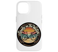 A parlé de la Conception d'une Balade à vélo sur la Plage au Coucher du Soleil Coque pour iPhone 14