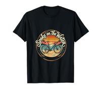 A parlé de la Conception d'une Balade à vélo sur la Plage au Coucher du Soleil T-Shirt